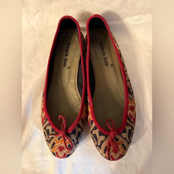 French Sole Ballet Flats  Size US 7 1/2 - Picture 2 of 8
